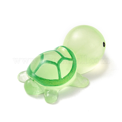 Кабошоны морских животных из светящейся полупрозрачной смолы RESI-D055-01E-1