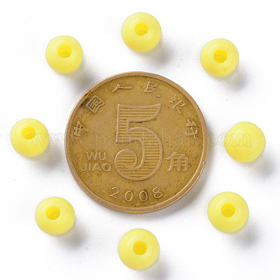 Непрозрачные акриловые бусины MACR-S370-C6mm-A10-1