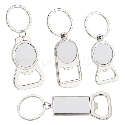 Sublimation Keychain Bottle Opener Key Holder Blanks