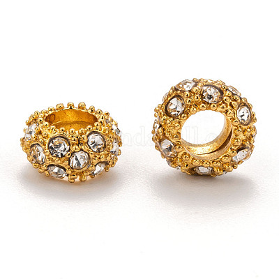 Legierung Rhinestone European Beads&nbsp;X-CPDL-H997-3-1