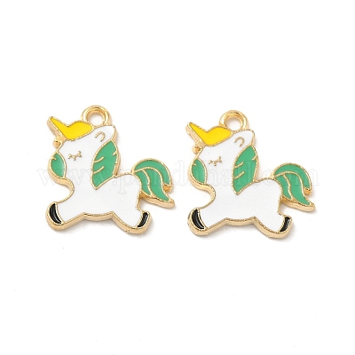 Подвески из эмали и сплава&nbsp;ENAM-M052-07G-D-1