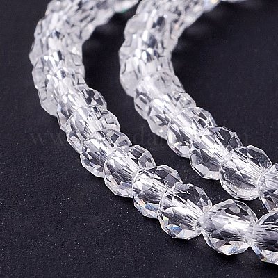 Прозрачные стеклянные бусины&nbsp;X-GLAA-C019-01B-06-1