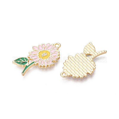 Подвески из эмали и сплава&nbsp;ENAM-T024-32D-G-1