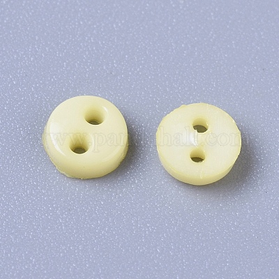 Petit bouton en nylon&nbsp;X-BUTT-WH0014-28N-1