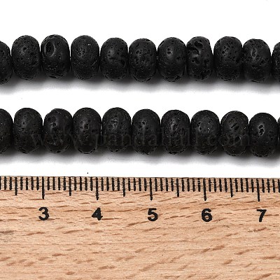 Бусы из натуральной лавы&nbsp;G-A280-A18-02-1