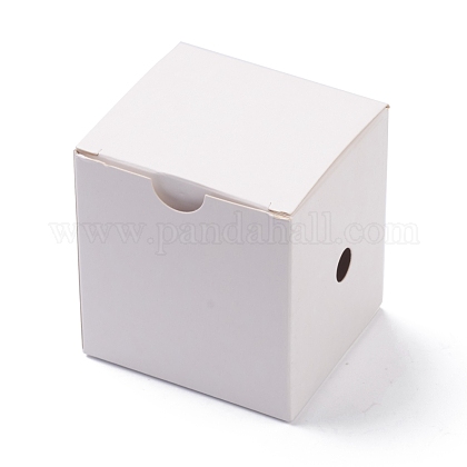 ベルベットチャームボックス  ダブルフリップカバー  ショーケースジュエリーディスプレイチャーム収納ボックス用  長方形  プルシアンブルー  6.9x6.4x6.1cm VBOX-G005-05-1