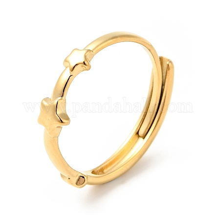 Ионное покрытие (ip) 304 тройное регулируемое кольцо из нержавеющей стали для женщин RJEW-I085-03G-1