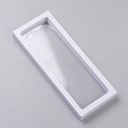 Pantalla de marco flotante rectangular transparente 3d OBOX-G013-13B-1