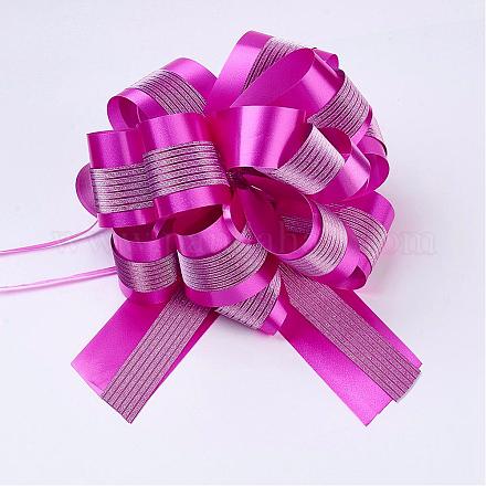 Handmade Elastic Packaging Ribbon Bows AJEW-P045-B02-1