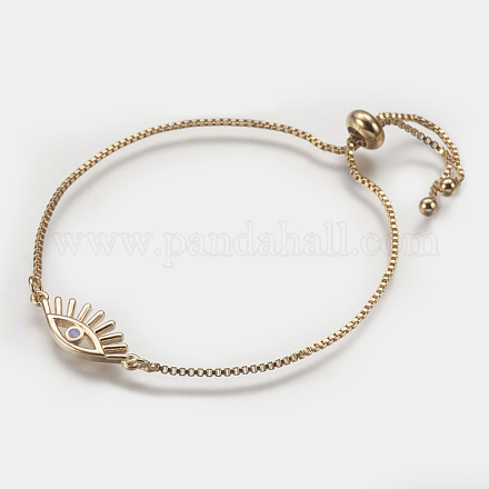 Adjustable Brass Bolo Bracelets BJEW-I240-06G-A-1