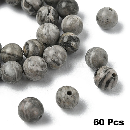 60 шт. натуральный камень карты/камень Пикассо/бусины из яшмы Пикассо G-YW0002-13A-1
