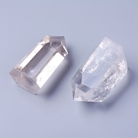 Природный кристалл кварца бусины G-E523-04A-1