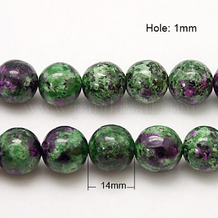 Chapelets de perles en pierre gemme naturelle G-G086-14mm-1-1