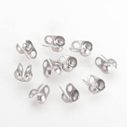 304 Stainless Steel Bead Tips STAS-Q210-89-1