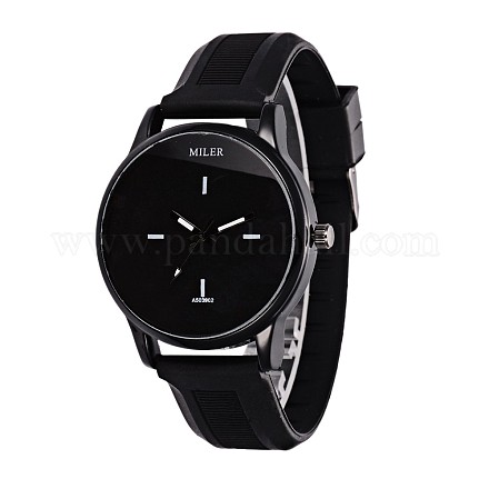 Модные женские сплав силиконовые кварцевые наручные часы WACH-L025-02E-1