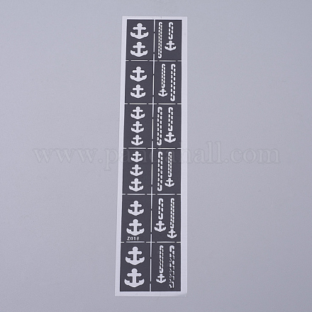 Etiquetas uñas autoadhesivas del arte del clavo AJEW-TA0002-A07-1