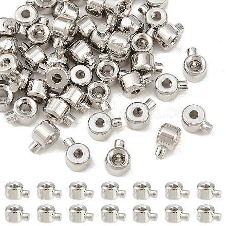 50шт латунные обжимные бусины KK-YW0003-69P-1