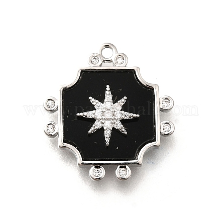 Латунные микро проложить кубического циркония подвески KK-M318-12P-1