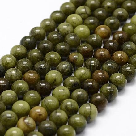 Natural Chinese Jade Beads Strands G-F363-4mm-1