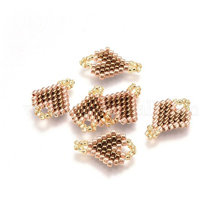 MIYUKI & TOHO Handmade Japanese Seed Beads Links SEED-A027-Y09-1