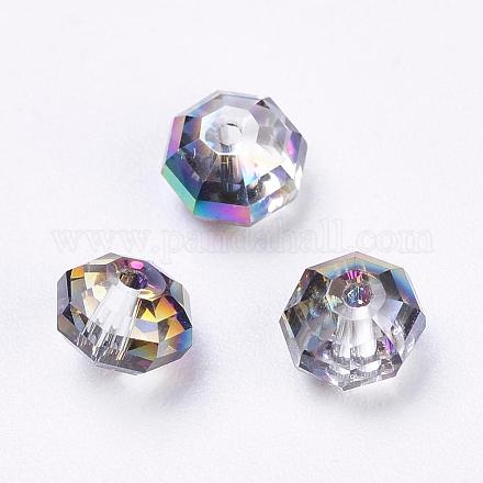 Imitation Austrian Crystal Beads SWAR-F083-4x6mm-31-1