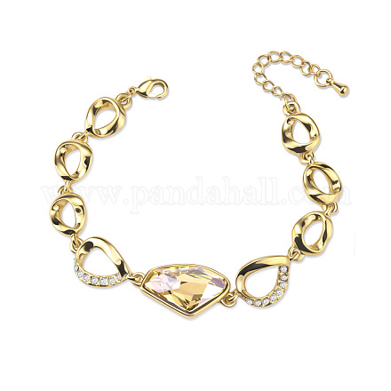 SHEGRACE Stylish 18K Gold Plated Brass Link Bracelet JB81A-1