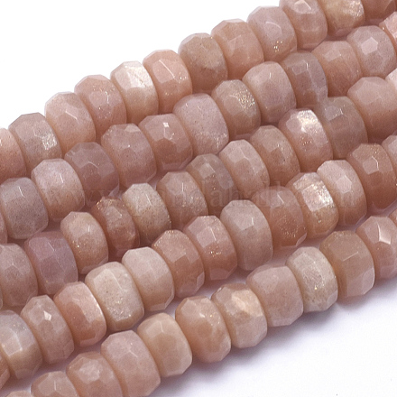 Chapelets de perles de sunstone naturelle naturelles G-K223-27-10mm-1