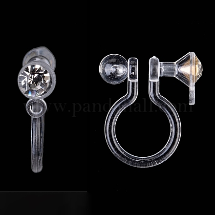 Plastic Clip-on Earring Findings KY-P007-M01-1