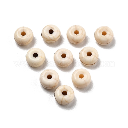 Хрустящие непрозрачные акриловые бусины OACR-Z026-03A-1