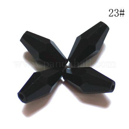 Perles de verre k9 transparentes GLAA-G078-C-24-1