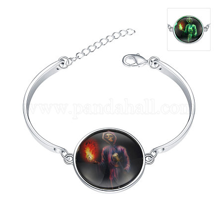 Torche de halloween bracelets lumineux BJEW-BB14743-1
