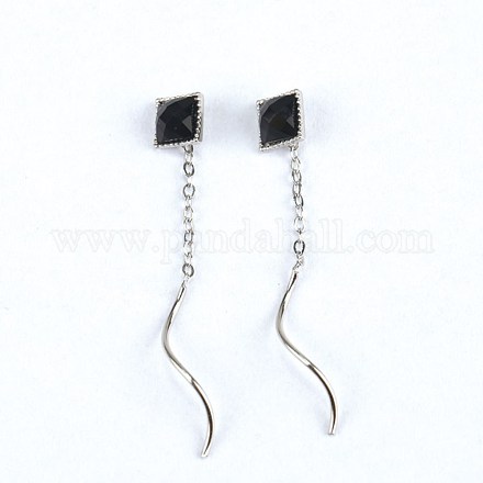 925 filo auricolare in argento sterling EJEW-BB47362-A-1