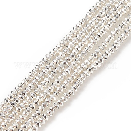 Chapelets de perles en hématite synthétique sans magnétiques G-L485-06A-S-1