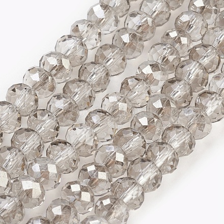 Chapelets de perles en verre électroplaqué X-GLAA-K027-HP-A01-1