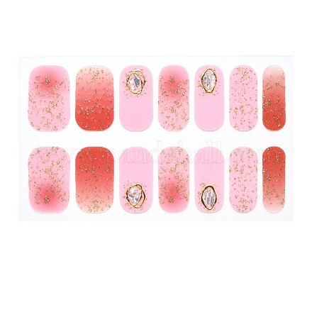 Pegatinas de uñas de cubierta completa de arte de uñas MRMJ-S058-911-1