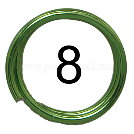 アルミ製ワイヤー  薄緑  18ゲージ  1.0mm  460 M / kgで約 AW-B005-8-1