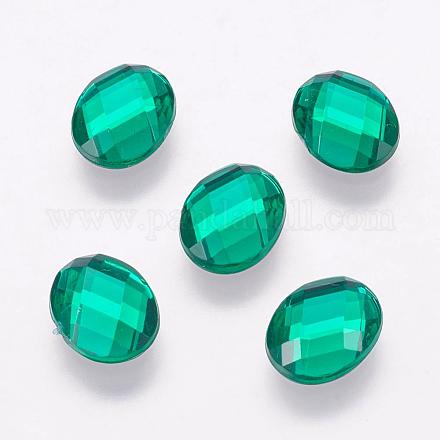 Cabochons de acrílico del Diamante de imitación de Taiwán ACRT-P002-13x18mm-06-1