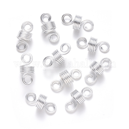 Perles de dreadlock de tresse de cheveux en aluminium ALUM-S017-001B-1