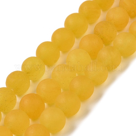 Natural Dyed Jade Beads Strands G-M402-B01-01-1