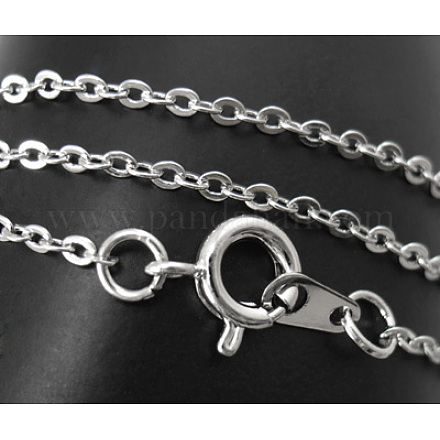 Brass Chain Necklace X-SW028-NF-1