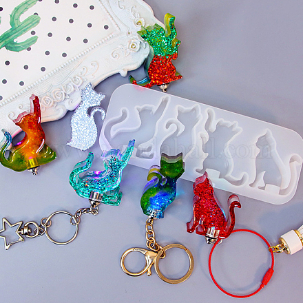 Подвеска в форме кошки&nbsp;LS-DIY-K067-02C-1