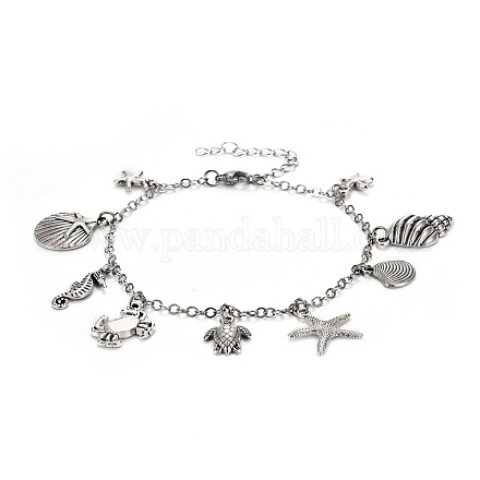 Bracelets à laiton AJEW-AN00264-1