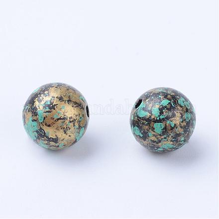 Perles acryliques de style antique OACR-S013-2012A-1