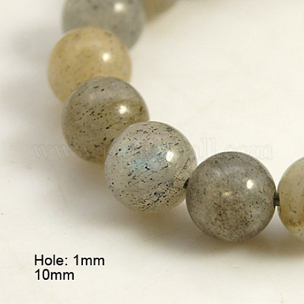 Natural Labradorite Beads Strands G-D135-10mm-11-1