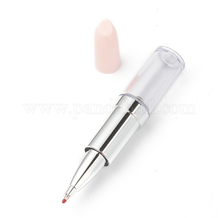 Forma de lápiz labial tubo vacío bolígrafos de tinta negra DIY-H123-A04-1