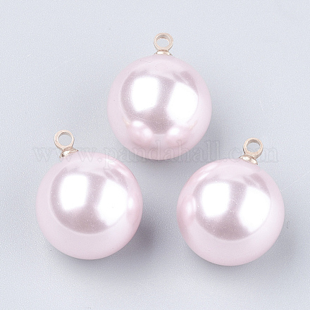 Eco-Friendly ABS Plastic Imitation Pearl Beads MACR-S367-D-06-1