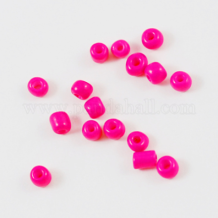 Baking Paint Glass Seed Beads SEED-S004-Y7-1