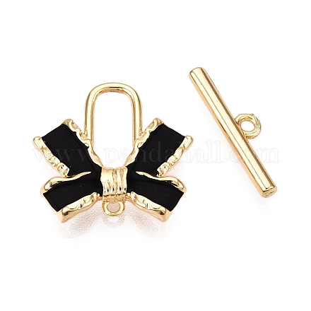 Застежки-тоглы из матовой латуни KK-N054-155G-1