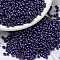 MIYUKI Round Rocailles Beads, Japanese Seed Beads, 8/0, (RR434) Opaque Eggplant Luster, 8/0, 3mm, Hole: 1mm, about 2111~2277pcs/50g