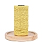 2-Ply Round Cotton Cord, for DIY Craft, Yellow, 2mm, about 164.04 Yards(150m)/Roll